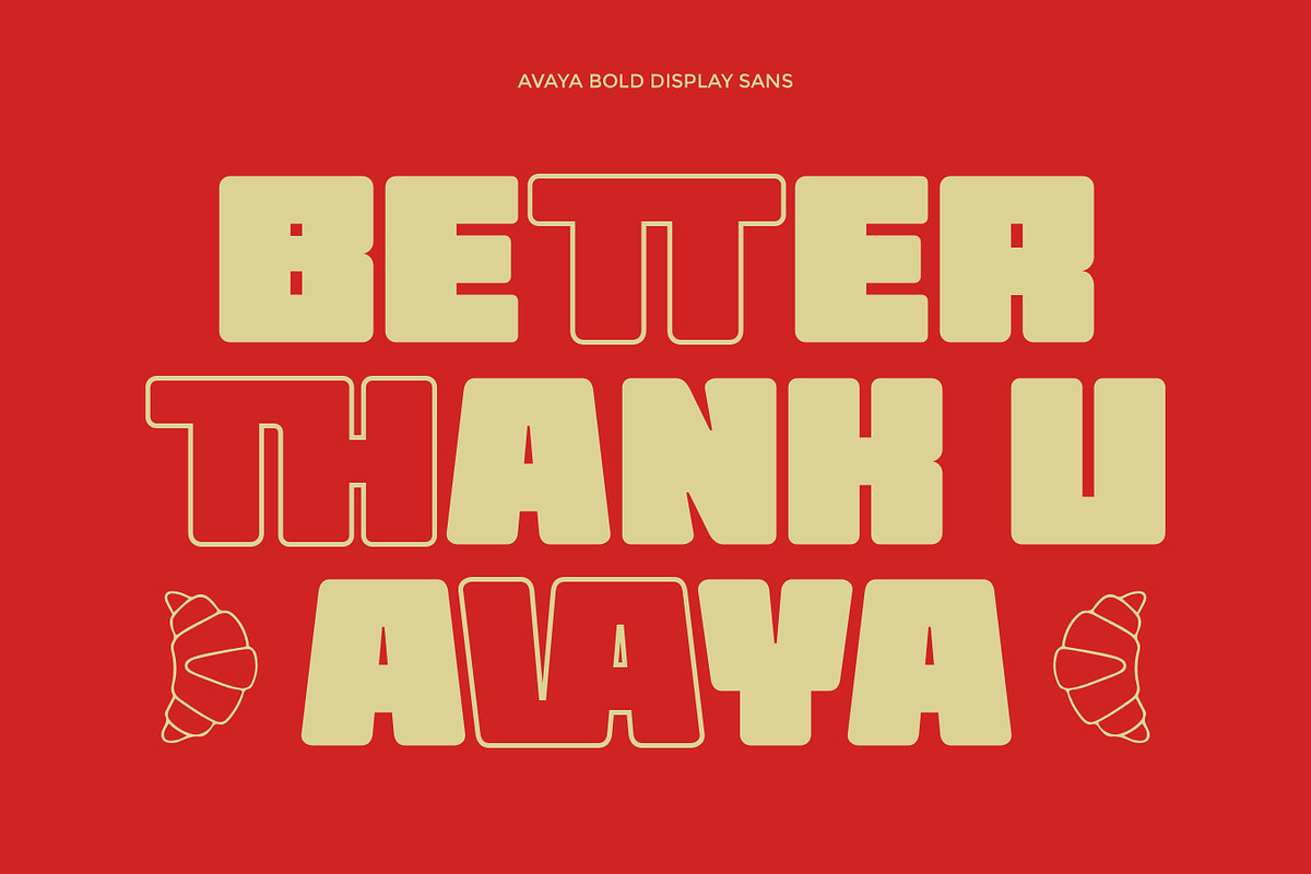 Avaya - Bold Display Sans Font, a Sans Serif Font by Flawless And Co (Photo 10 of 10)
