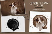 Dog's Photo Frames for Photoshop, an Object Graphic by BrownLeopard (Thumbnail 2 of 5)
