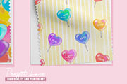 Colourful Heart Seamless Pattern, a Pattern Graphic by Waterystrokes (Thumbnail 4 of 6)