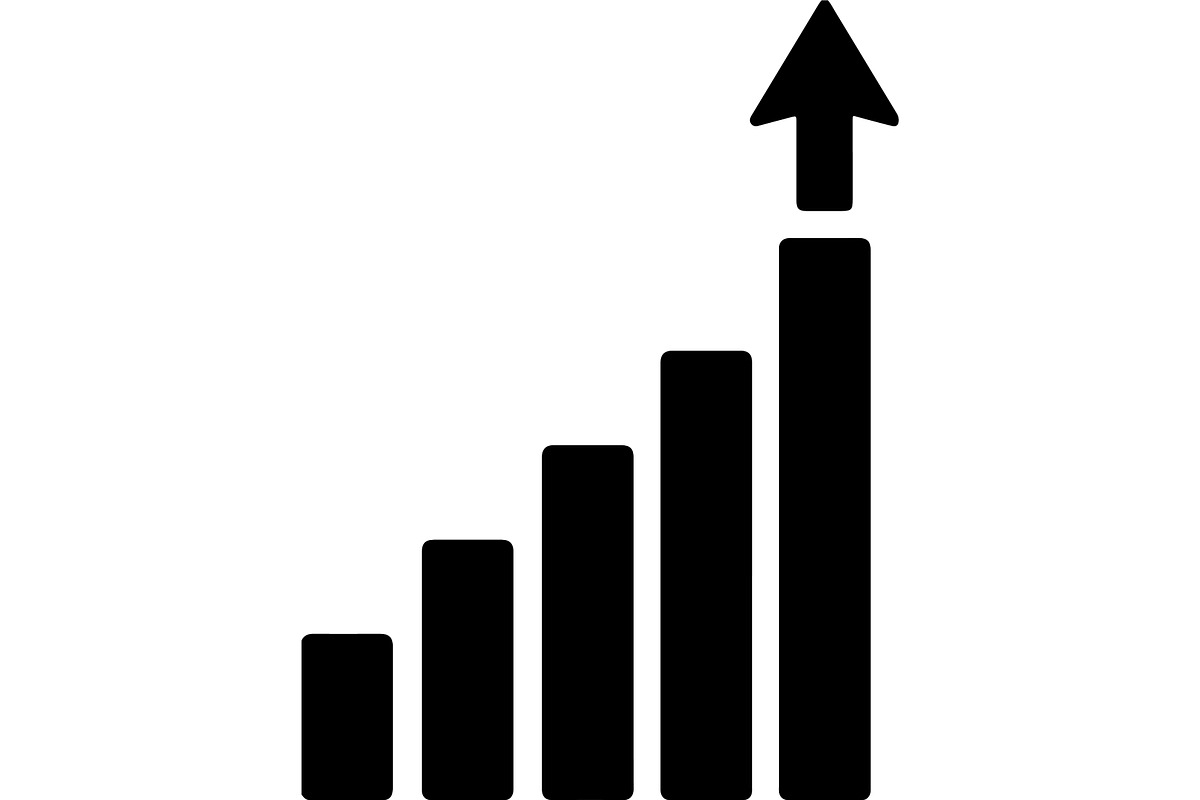 Business growth and upward arrow, a Finance Illustration by balal (Photo 5 of 13)