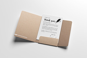 Flyer Folder Mockup