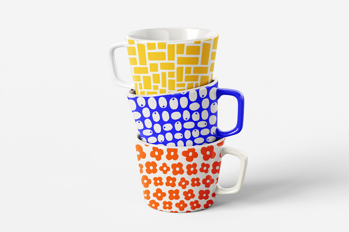 Cute, abstract seamless patterns, a Pattern Graphic by Good Studio (Photo 8 of 12)