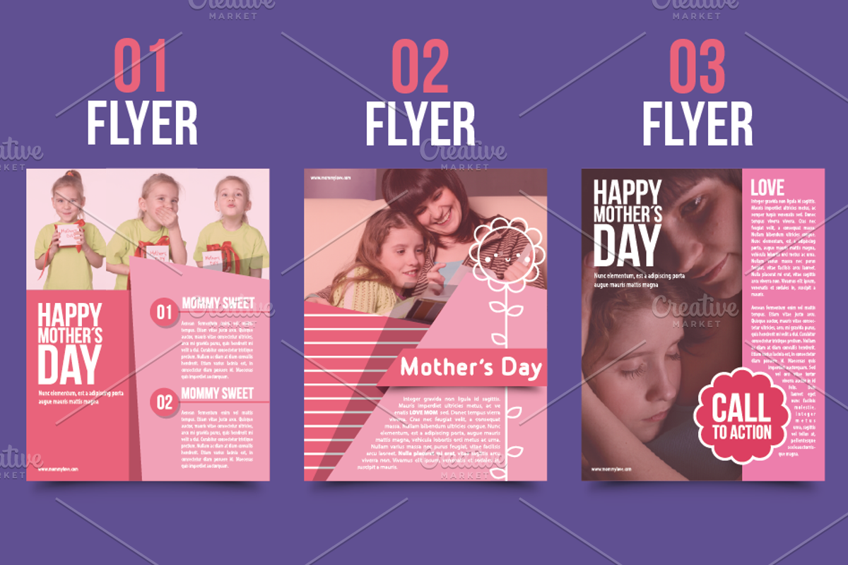Mother´s Day Flyers, a Flyer Template by himoki (Photo 2 of 4)