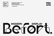 Befort - Futuristic Modern Display, a Sans Serif Font by Pandeka Studio (Thumbnail 1 of 12)