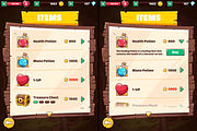 Wooden GUI and Game Level Map BUNDLE, an Illustration by wowu (Thumbnail 5 of 17)