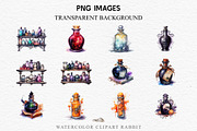 Witch Poison Bottles Scary Halloween, a Seasonal Illustration by Rabbit Heart (Thumbnail 6 of 10)