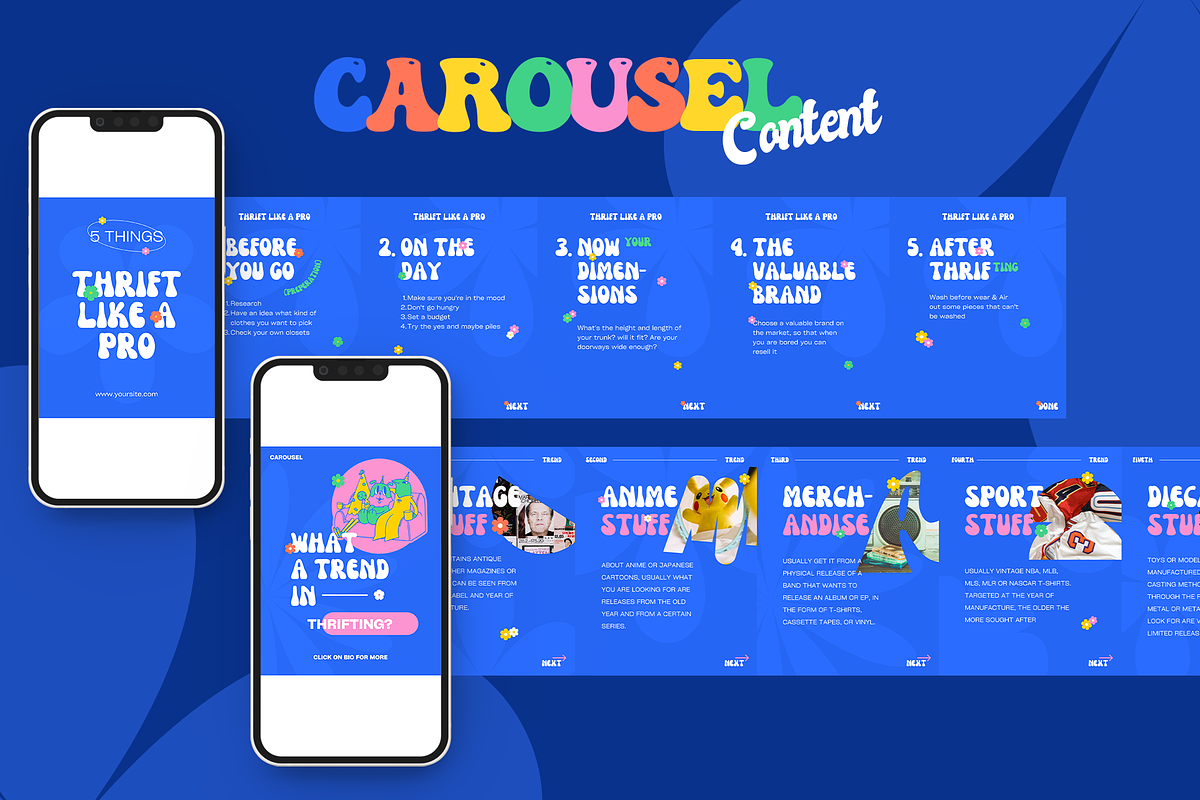 Thrifting Social Media Pack, a Social Media Template by Sixtysix Labs (Photo 5 of 9)