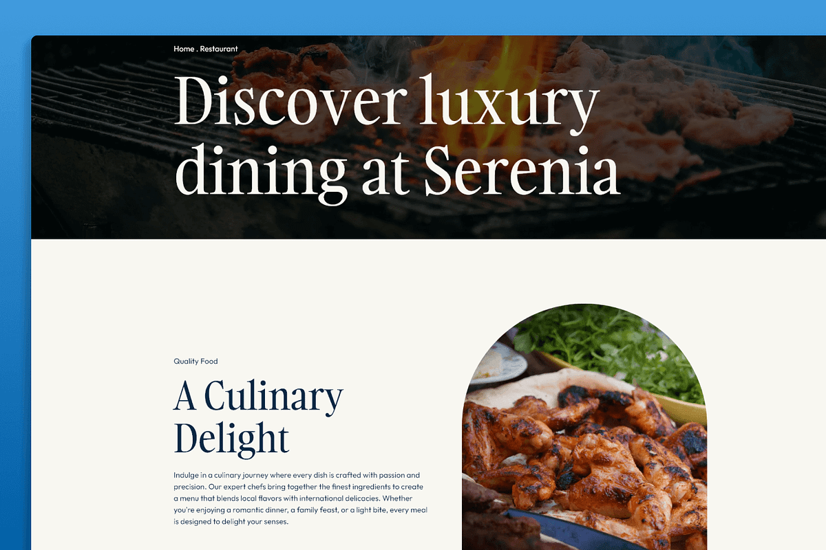 Serenia – Resort, Spa Figma Template, an UI Kit Template by Flow Samurai Templates (Photo 5 of 5)