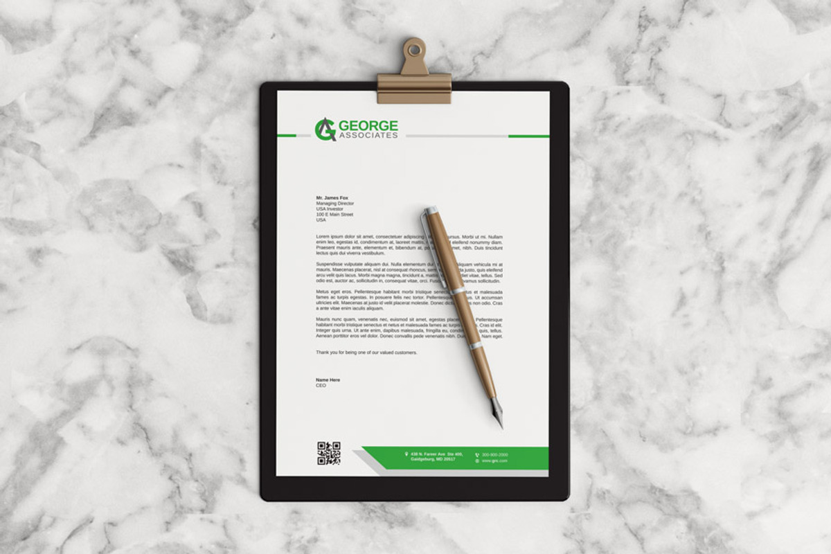 Letterhead, a Stationery Template by asimalikhan555 (Photo 6 of 13)
