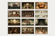 Rustic Halloween Frame Tv Art Set, a Seasonal Illustration by PrintablesByFranklyn (Thumbnail 2 of 16)