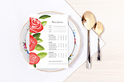 Red Rose Floral Meal Choice Card, an Invitation Template by Beyond Muse (Thumbnail 3 of 3)