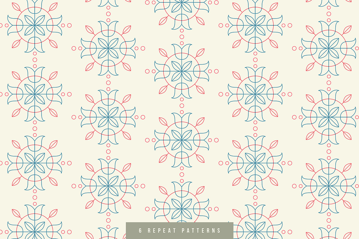 6 Mandalas with Design Elements, a Branding & Logo Template by The Store (Photo 7 of 12)