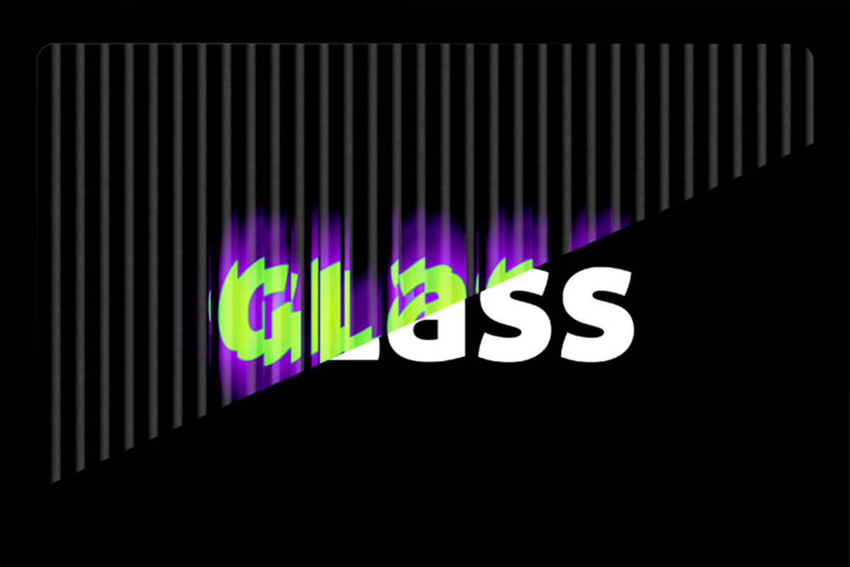 Glowing Glass Text Effect PSD, a Mockup by McLittle Stock (Photo 2 of 5)