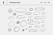 134 Scribbles & circles & underlines, an Object Graphic by Pinkbrush (Thumbnail 2 of 9)