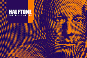 Halftone Photoshop Action