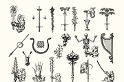 Vintage Occult Engravings Vector, an Object Illustration by DreamoraArt (Thumbnail 8 of 11)