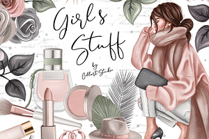 Fashion Illustrations, cozy fashion