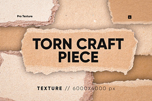 20 Torn Craft Pieces Texture HQ