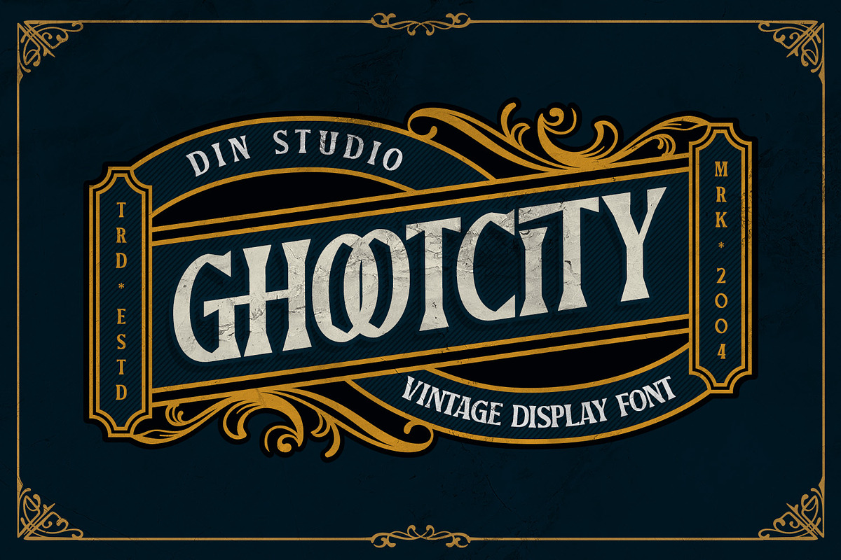 Ghootcity, a Symbol Font by Vintage Division (Photo 1 of 15)