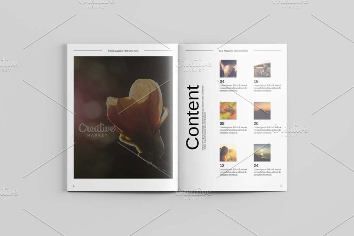 InDesign Multipurpose Magazine -V472, a Magazine Template by Template Shop (Photo 5 of 19)