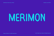 Merimon - Handwritten Display, a Handwritten Font by Nian Keun Studio (Thumbnail 1 of 11)