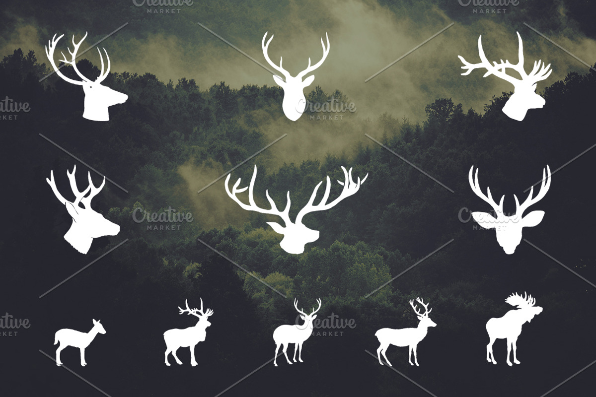 Rustic Animals Clipart - AI PNG EPS, an Animal Illustration by BirDIY Design (Photo 4 of 8)