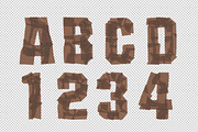 Brown Tape Font, a Font by Handmadefont (Thumbnail 9 of 9)