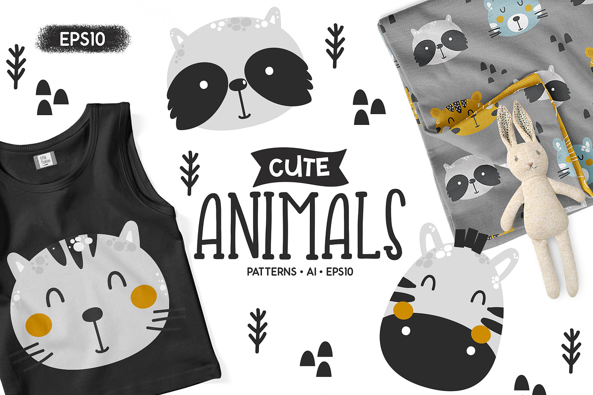 Cute animals, an Animal Illustration by Sumacj (Photo 1 of 6)