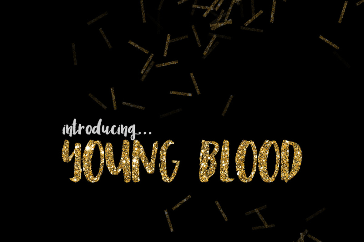 Young Blood Brush Font preview 2