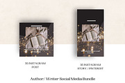 Lavender Author Instagram Template, a Social Media Template by Little Creative Scribbles (Thumbnail 7 of 10)