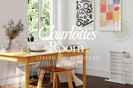 CHARLOTTES ROOM Frame Mockup Set, a Household Mockup by Stykke Studio