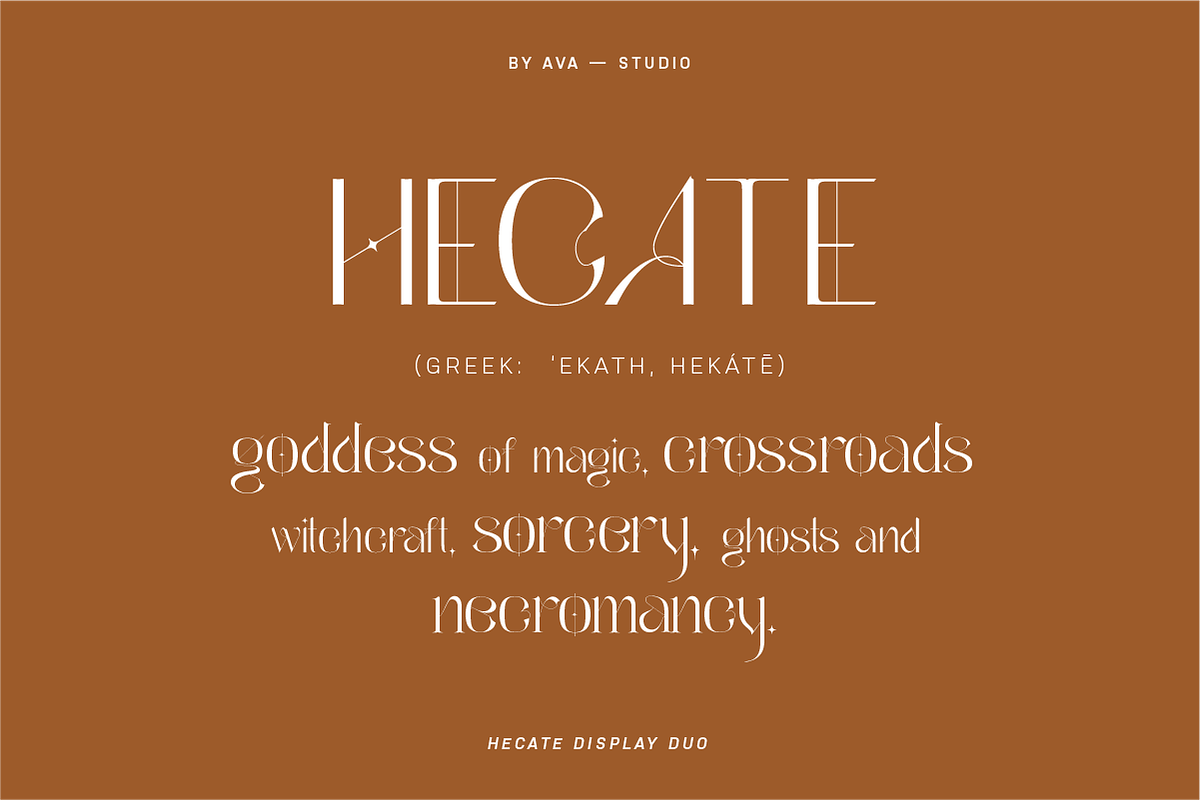 Hecate Font DUO — Halloween Edition, a Serif Font by BY AVA — studio (Photo 2 of 8)