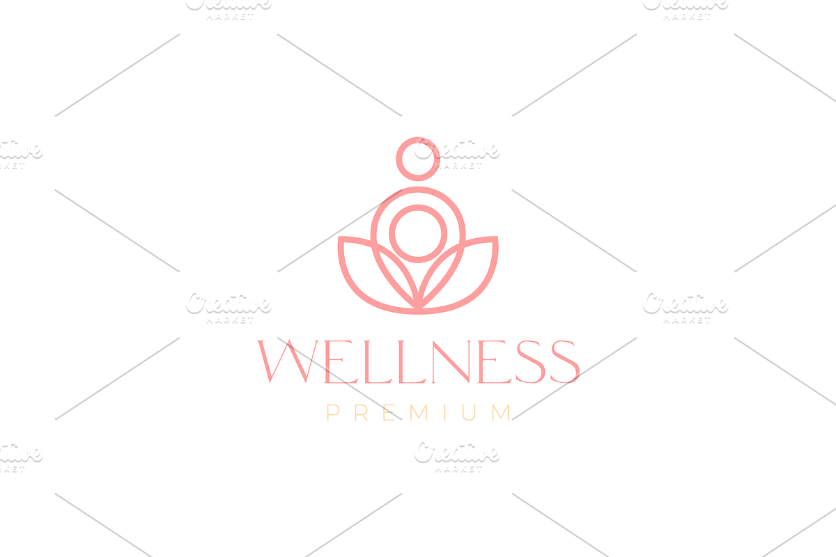 yoga house minimalist colorful logo, a Branding & Logo Template by devastd