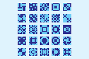 Quilt Patterns Icons