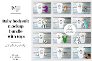 29 Baby Bodysuit mockup bundle., a Print Template by MockupMarket (Thumbnail 1 of 30)