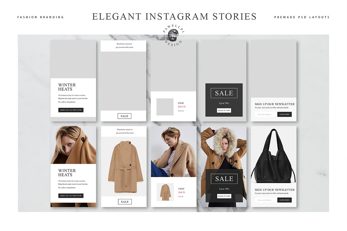 ELEGANT INSTAGRAM STORIES, a Social Media Template by pawellpi (Photo 21 of 26)
