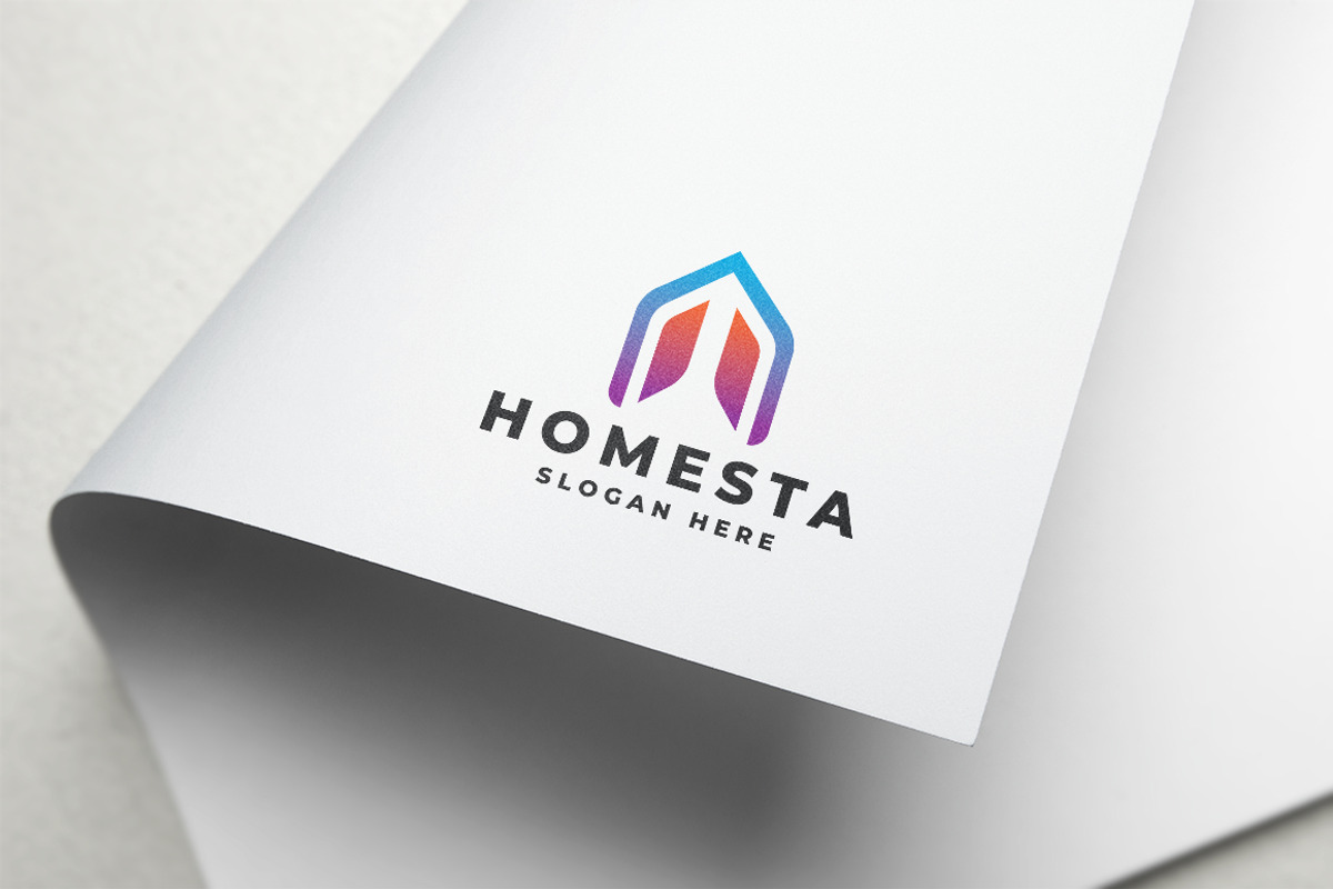 Modern Gradient House/Roof Logo, a Branding & Logo Template by Design_Planet (Photo 2 of 3)