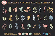 Vintage Floral Elements Atelier, an Object Graphic by Katrinelly (Thumbnail 4 of 14)