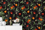Vintage Peach Graphic Collection #01, a Decorative Illustration by Olga Begak Art & Design (Thumbnail 9 of 9)