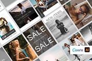 Fashion / Retail Social Media Pack, a Social Media Template by Unravel (Thumbnail 1 of 5)