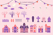 Happy Haunting. Halloween clipart, an Object Graphic by kondratya (Thumbnail 3 of 14)