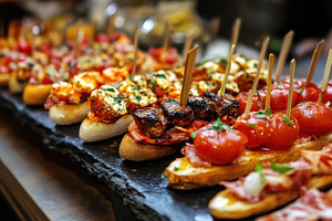 Explore the best Basque tapas, a Photo by Pavel_design