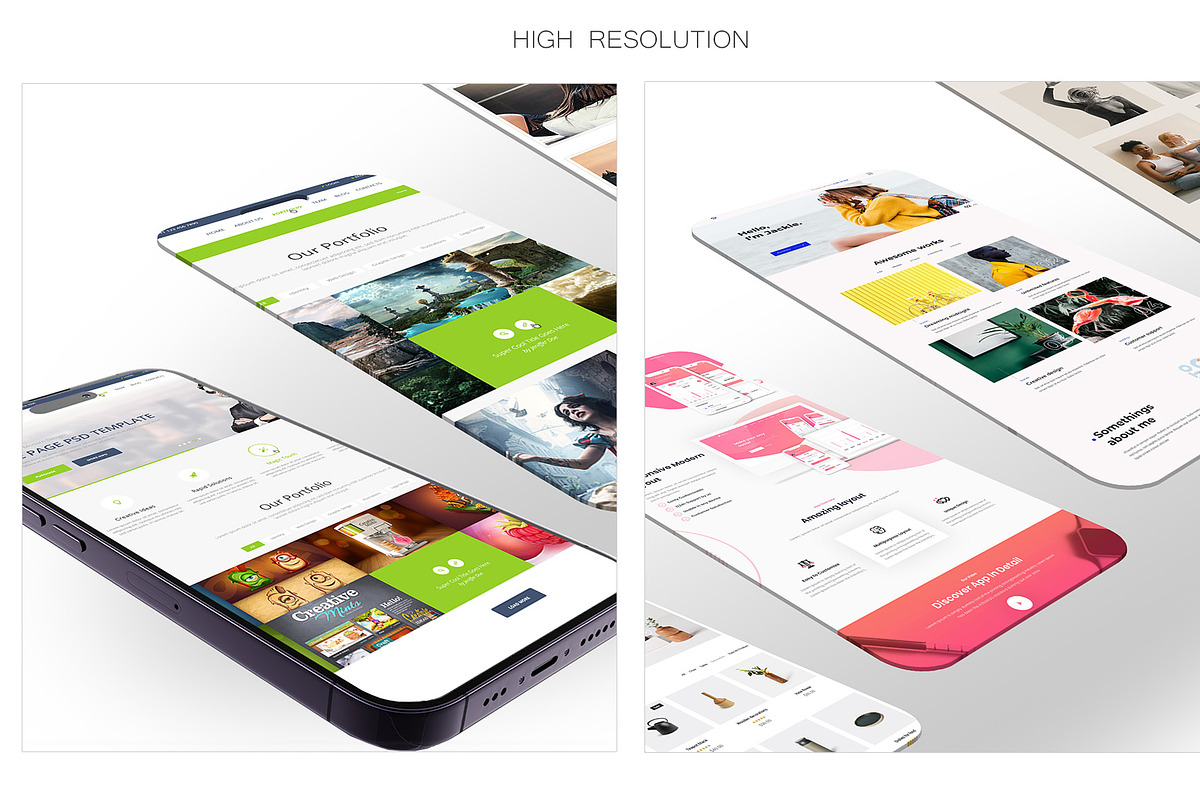 ALL 3D iPHONE MOCK-UP BUNDLE VOL-8, an iPhone Mockup by Graphicsworld125 (Photo 10 of 22)