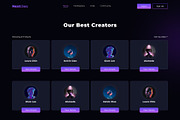 NextGen NFT Market Figma Template, a Websites & App Template by TemplatesJungle (Thumbnail 23 of 24)