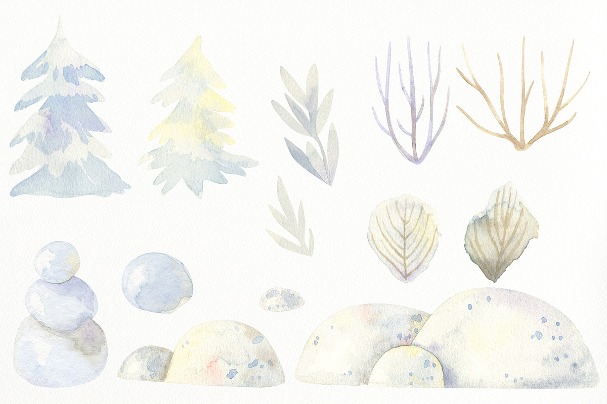 Christmas friends. New Year's set., an Animal Illustration by babenkoirusa (Photo 4 of 15)