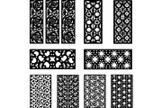 Black Lasercut Panel Bundle, an Object Graphic by Designer_Momina (Thumbnail 2 of 13)