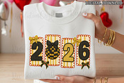 Yarn Crochet Happy New Year 2026 PNG, an Illustration by OK Design (Thumbnail 4 of 4)