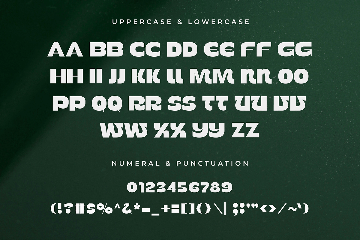 Hexbold – Bold Modern SansSerif Font, a Sans Serif Font by overlaytemplates (Photo 4 of 5)