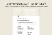Client Process - Notion Bundle, an App Template by MARA Design Co. (Thumbnail 2 of 4)