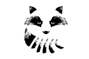 Raccoon face illustration., an Animal Illustration by DeShoff Art (Thumbnail 1 of 4)